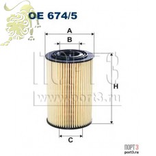 OE674/5 KIA Фильтр масла Ceed,Soul,Venga,Hyundai 06- (ADG02140 BLUE PRINT)